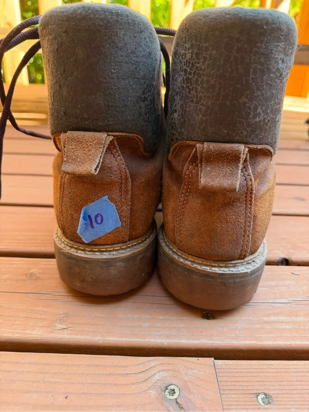Danner Brown Suede Hiking Boots with New Vibram Soles